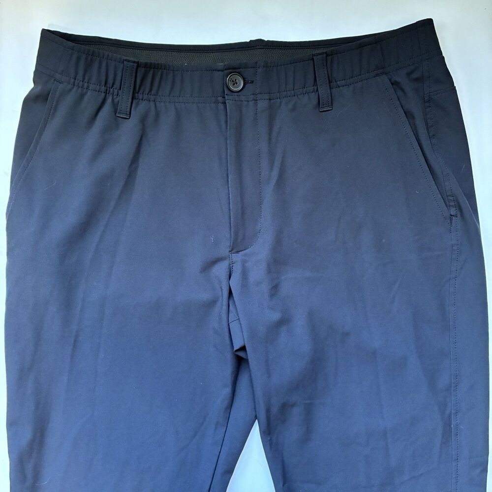 Under Armour 36x30 Black UA Drive 1364407 Straight Golf Mens Dress Pants Comfort - Picture 3 of 11
